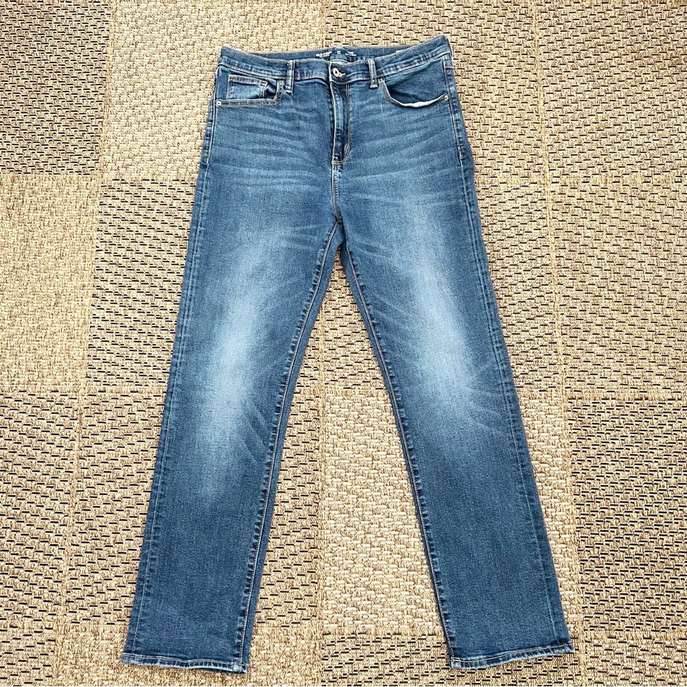 Old Navy Boys Size 20 Plus Slim Jeans Blue Denim 360 Stretch